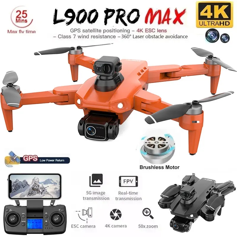 Drone Mapping - L900 Pro MAX Drone GPS, mainan