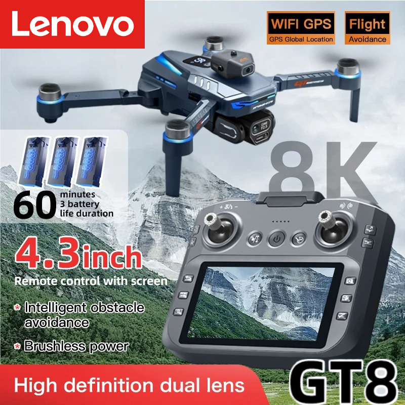 Drone Surveying - Drone Lenovo GT8 8K Profesional Kamera