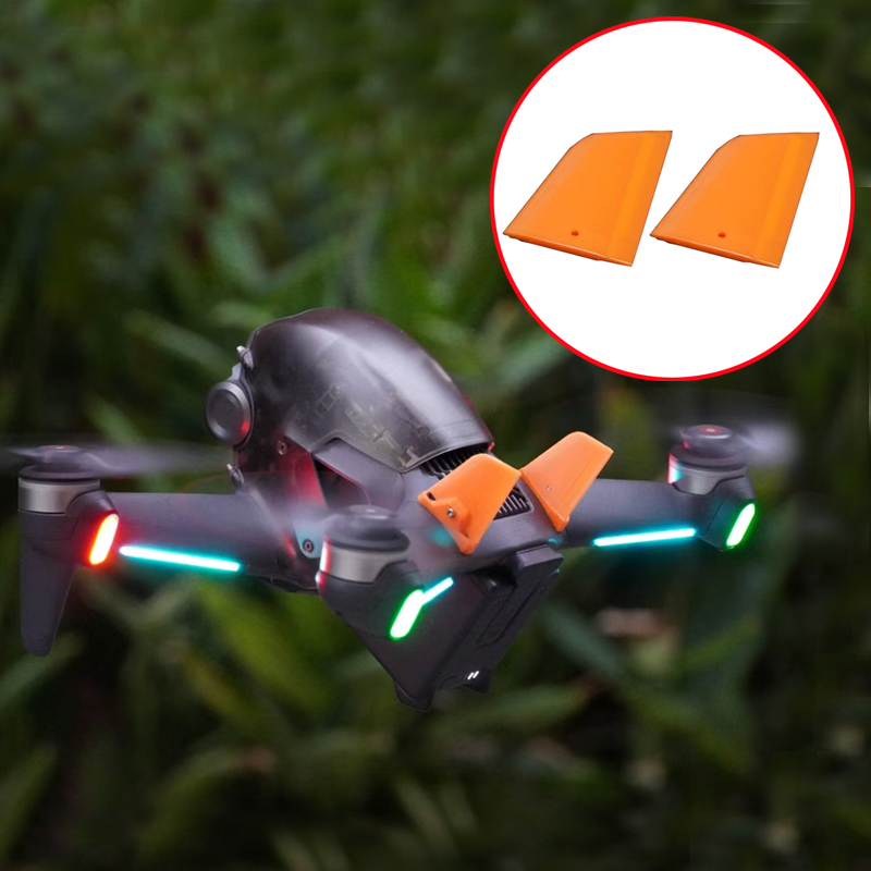 Drone 3D Modeling - Sayap Ekor Vertikal Penerbangan Aerodinamis Belakang