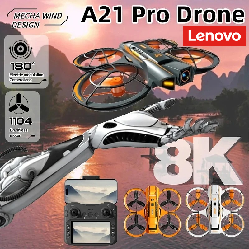 Lenovo A21 Pro Drone 4K Profes - Drone Surveying ulasan dan harga