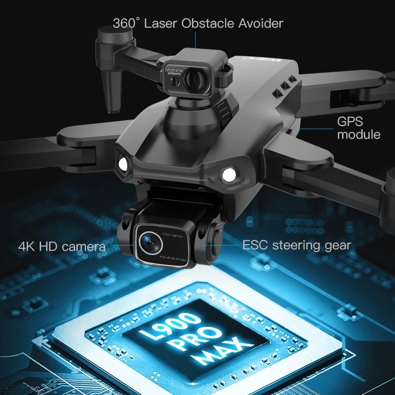 L900 Pro MAX Drone GPS, mainan - Drone Mapping ulasan dan harga