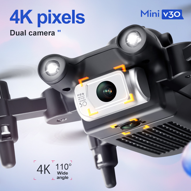 Drone FPV Mini V30 WiFi, Quadc - Drone Aerial Photography ulasan dan harga