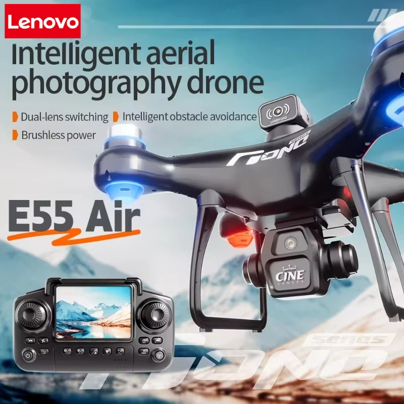 Lenovo E55 Drone Mini Dual Cam - Drone Multispectral ulasan dan harga