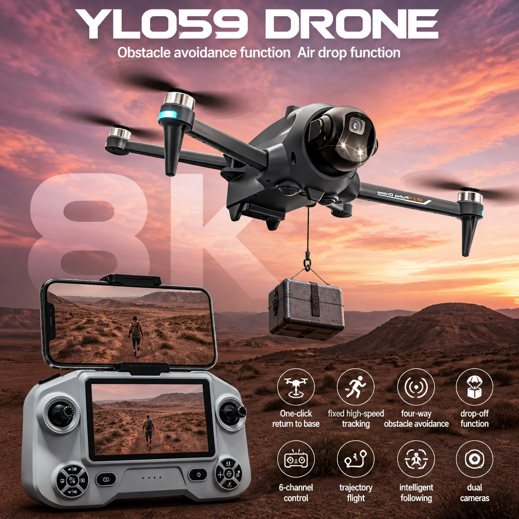 Drone Potensic GPS Auto Return - Drone Mapping ulasan dan harga