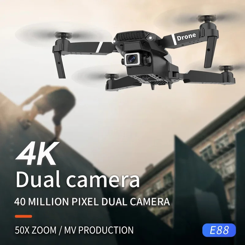 E88 Pro Drone Lipat Cerdas Men - Drone Aerial Photography ulasan dan harga