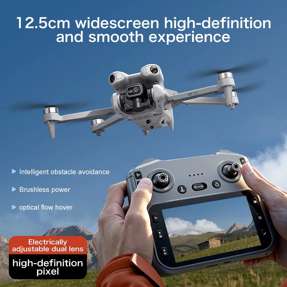 Drone Lipat Quadcopter RC Brus - Drone Thermal Imaging ulasan dan harga