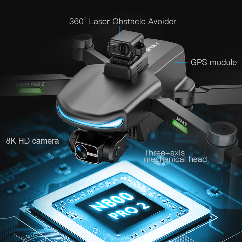 N800 PRO 2 Drone GPS Profesion - Drone Surveying ulasan dan harga