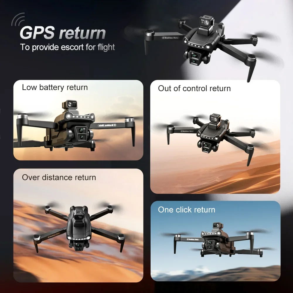 Lenovo V198GPS 4K Drone Profes - Drone Photogrammetry ulasan dan harga